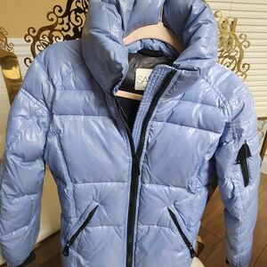 SAM. Kids Puffer Jacket in Light Blue